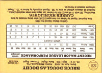 1985 Donruss Bruce Bochy #505