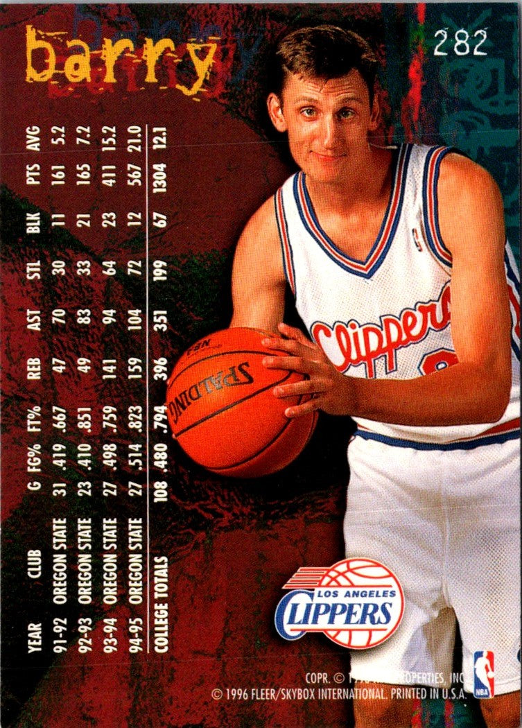 1995 Fleer Brent Barry