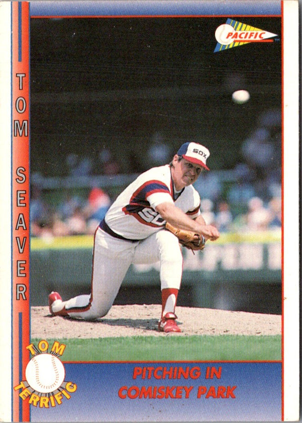1992 Pacific Seaver Tom Seaver (Pitching in Comiskey Park) #72