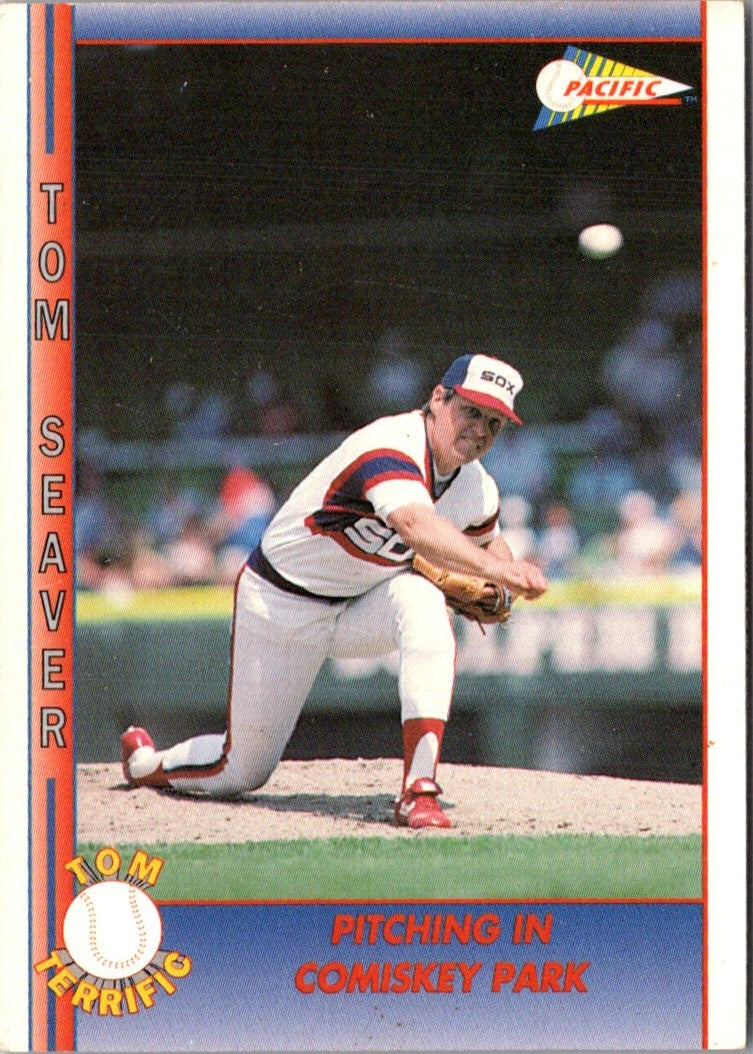 1992 Pacific Seaver Tom Seaver (Pitching in Comiskey Park)