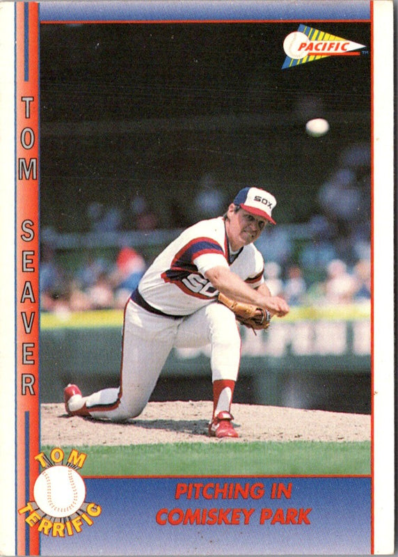 1992 Pacific Seaver Tom Seaver (Pitching in Comiskey Park) #72