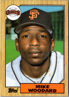 1987 Topps Mike Woodard #286