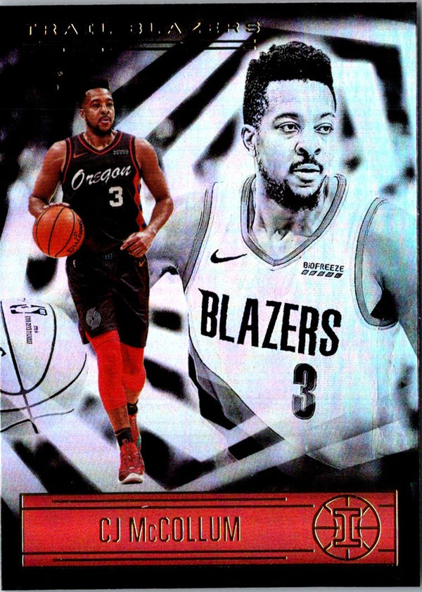 2020 Panini Illusions Asia Red CJ McCollum #121