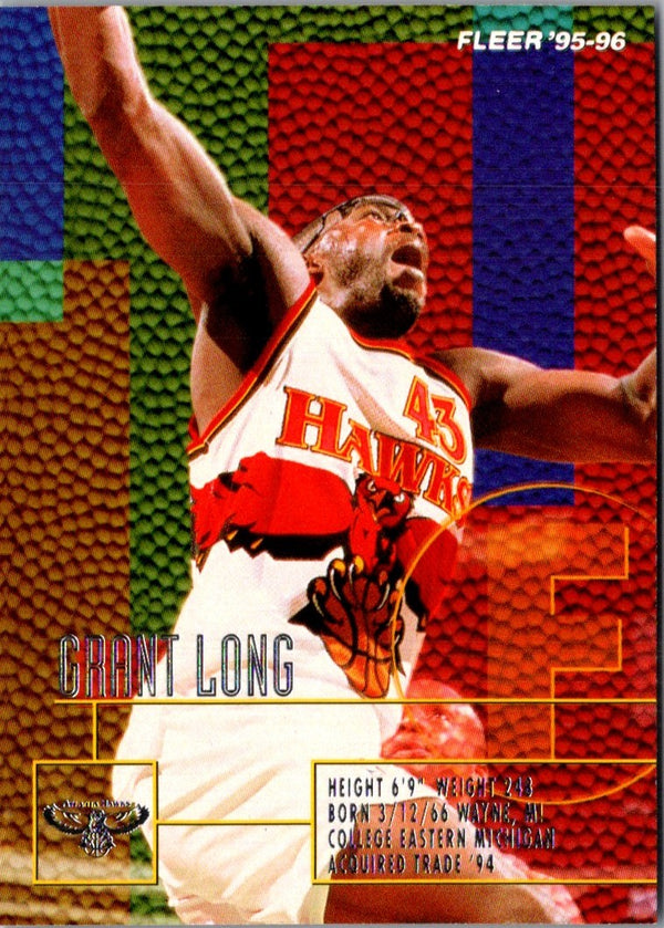 1995 Fleer Grant Long #203