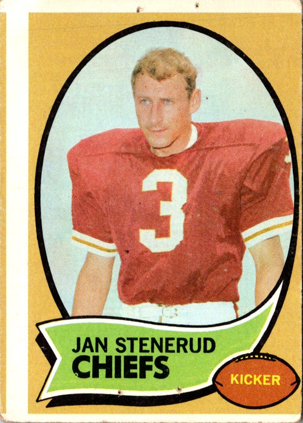 1970 Topps Jan Stenerud #25 Rookie