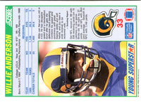 1990 Score Young Superstars Willie Anderson #33