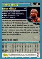 2001 Topps Voshon Lenard #25