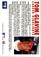 1993 Fleer Tom Glavine Career Highlights Tom Glavine #3