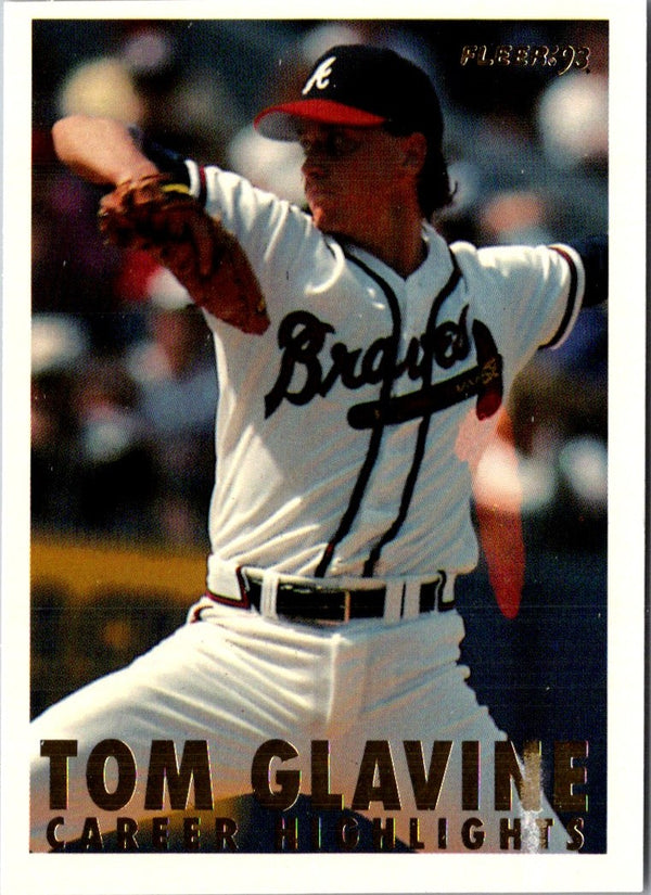 1993 Fleer Tom Glavine Career Highlights Tom Glavine #3