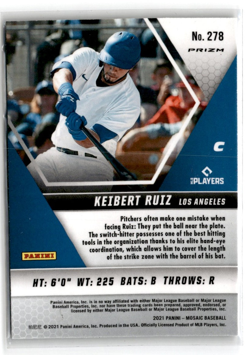 2021 Panini Mosaic Keibert Ruiz