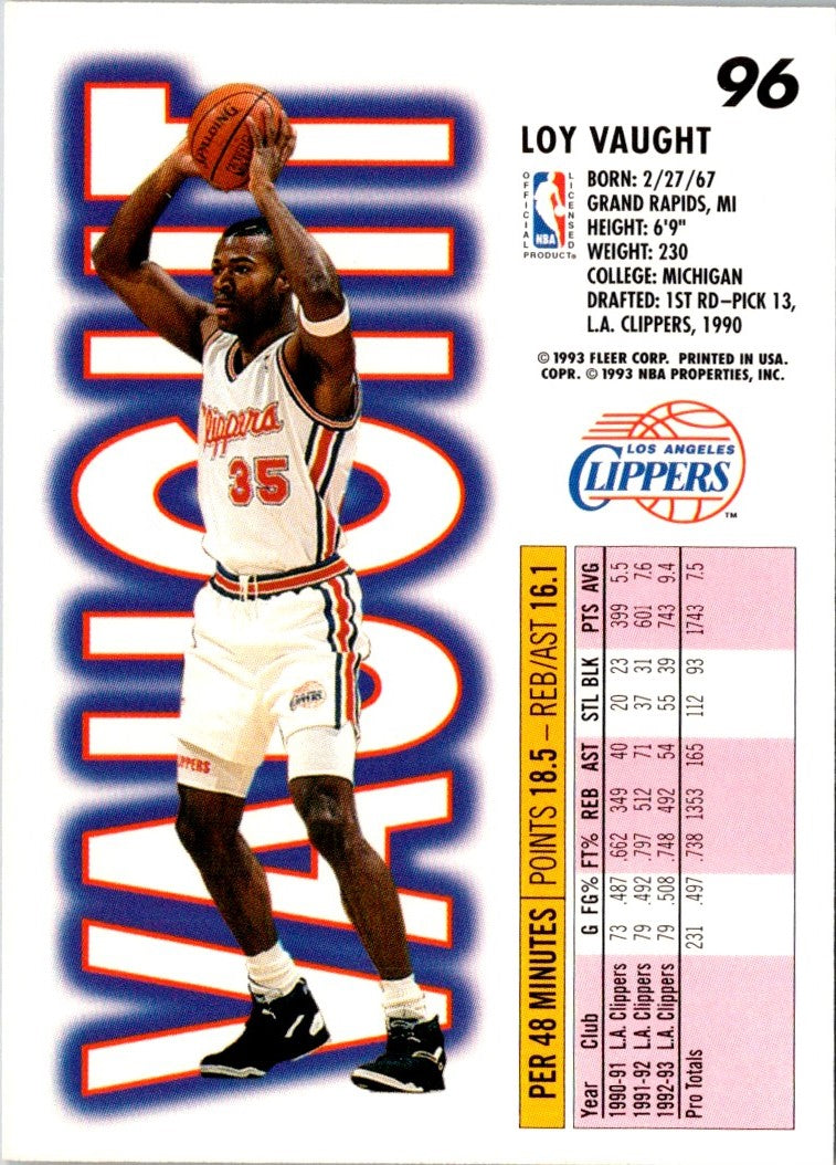 1993 Fleer Loy Vaught