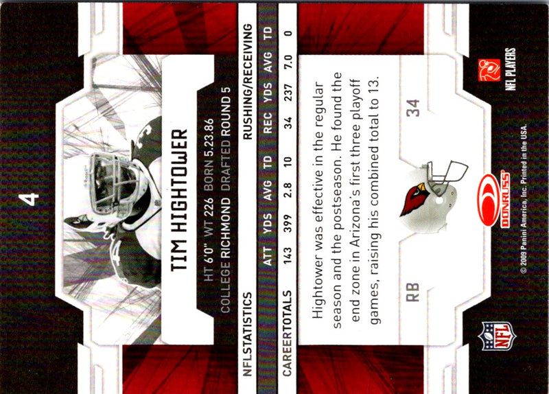 2009 Donruss Elite Retail Tim Hightower