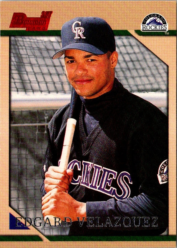 1996 Bowman Edgard Velazquez #351 Rookie