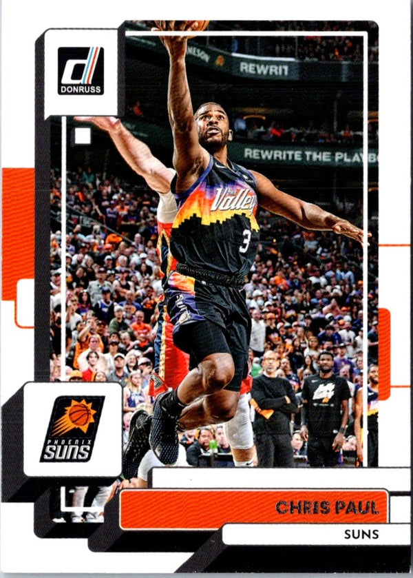 2022 Donruss Holo Laser Red/Gold Chris Paul #134