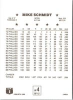 1989 Cereal Superstars Mike Schmidt #4