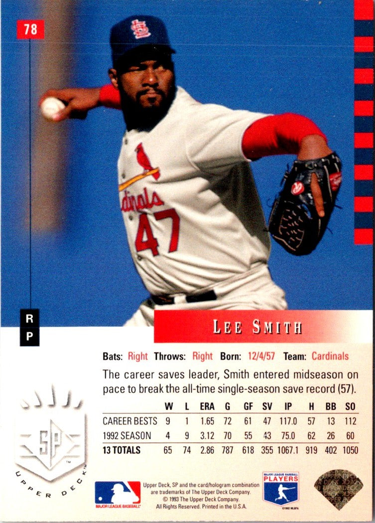 1993 SP Lee Smith