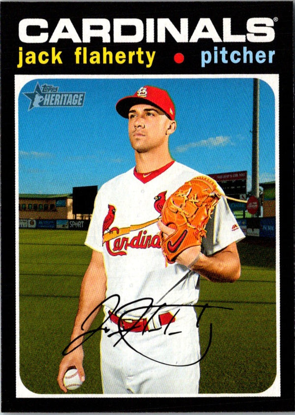 2020 Topps Heritage Jack Flaherty #261