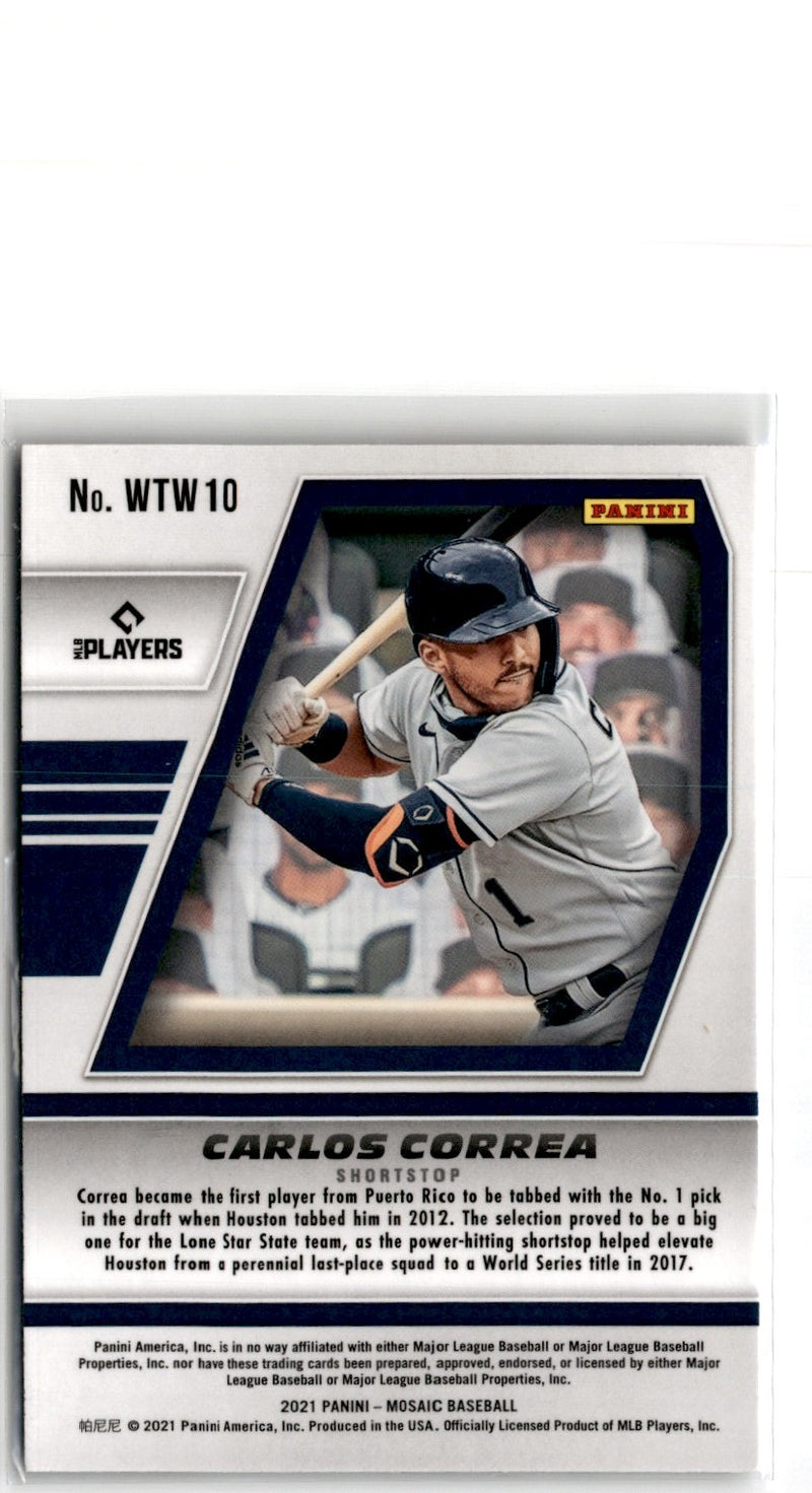 2021 Panini Chronicles Carlos Correa