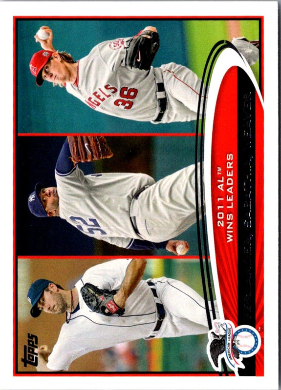 2012 Topps Red Justin Verlander / #319