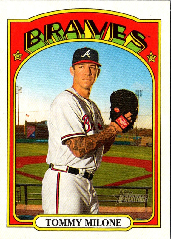2021 Topps Heritage Tommy Milone #116