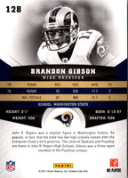 2011 Panini Gridiron Gear Brandon Gibson #128
