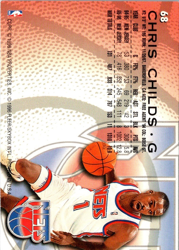 1996 Fleer Chris Childs