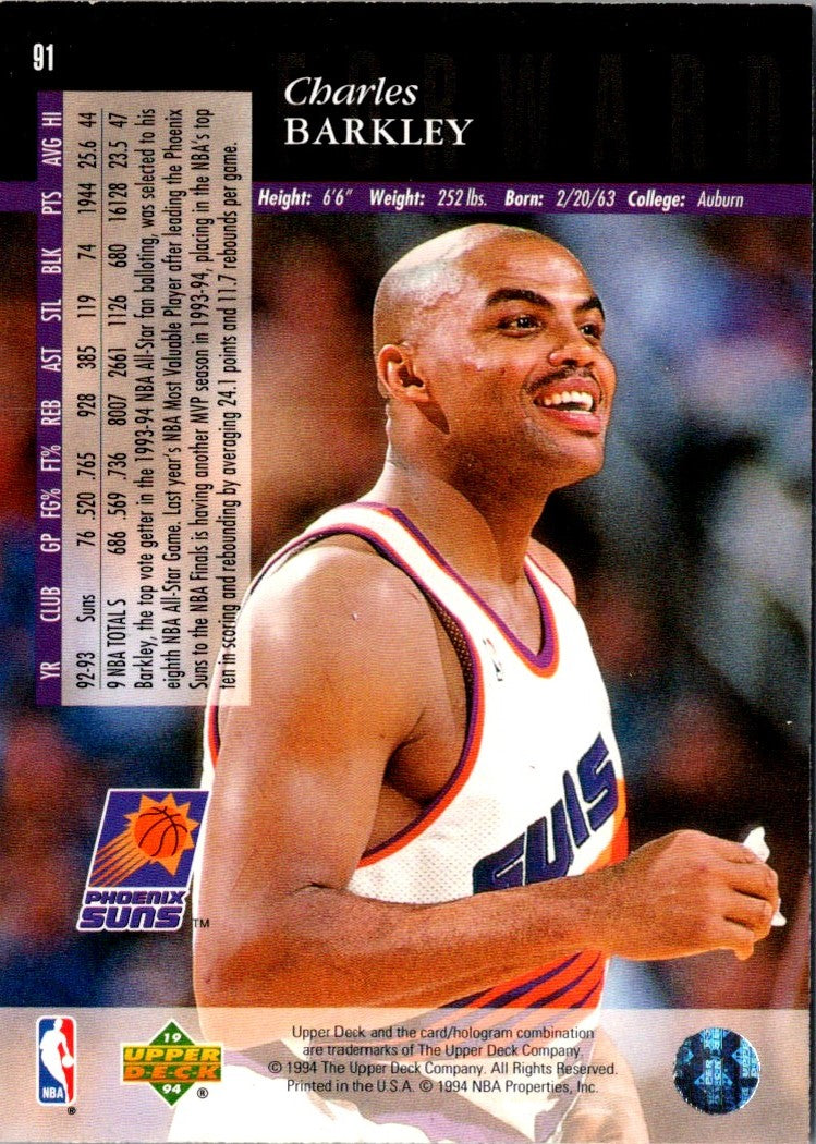 1993 Upper Deck Special Edition Charles Barkley