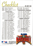 1996 Fleer Checklists Mo Vaughn