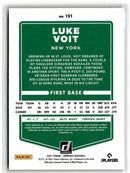 2021 Donruss Holo Red Luke Voit