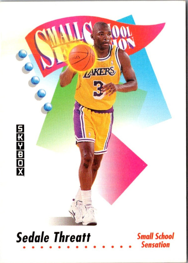 1991 SkyBox Sedale Threatt #609