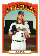 2021 Topps Heritage Red A.J. Puk