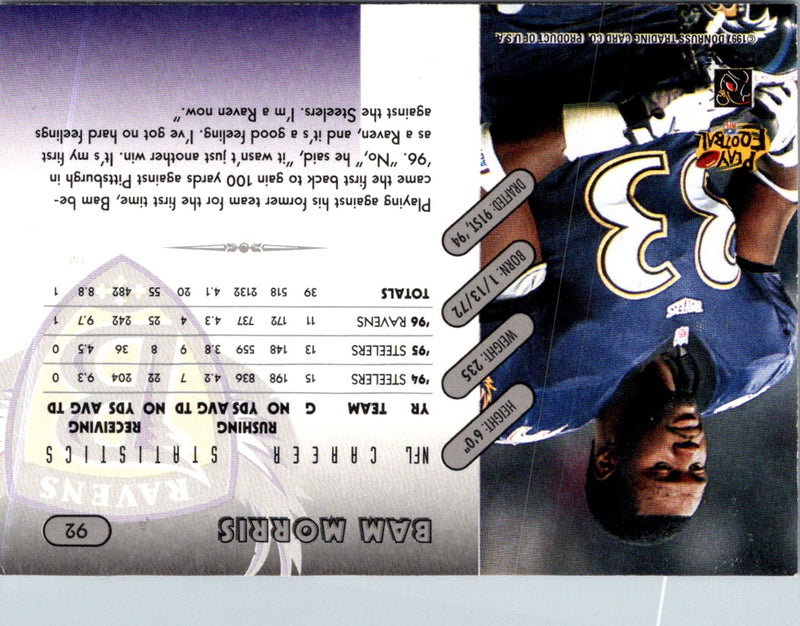 1997 Donruss Bam Morris