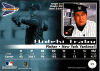 1998 Pacific Revolution Prime Time Performers Hideki Irabu #5
