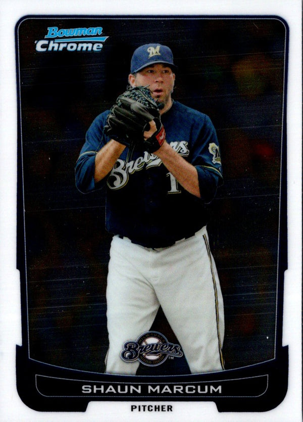 2012 Bowman Chrome Shaun Marcum #145