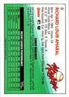 1992 Donruss The Rookies Rich Amaral #3 Rookie