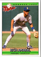 1992 Donruss The Rookies Rich Amaral #3 Rookie
