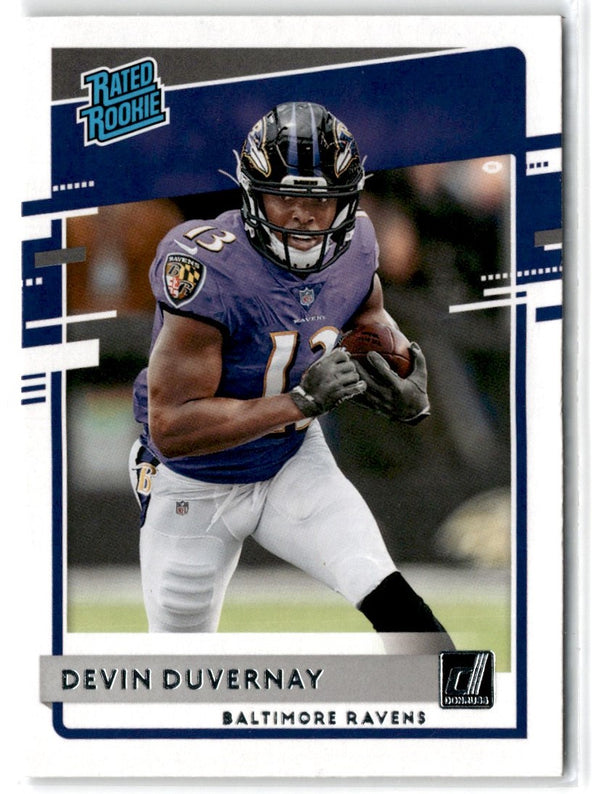 2020 Donruss Rated Rookies Devin Duvernay #329