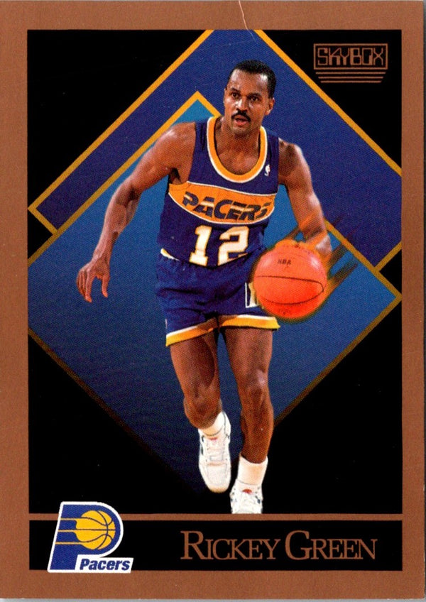 1990 SkyBox Rickey Green #115