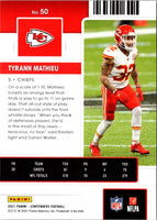 2021 Panini Contenders Red Zone Tyrann Mathieu #50