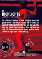 2000 SkyBox Jose Jimenez #15