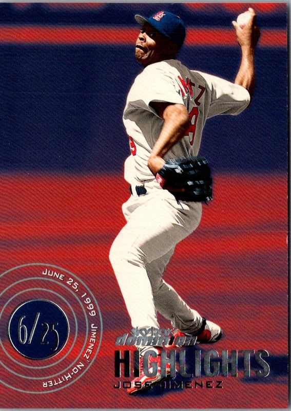 2000 SkyBox Jose Jimenez #15