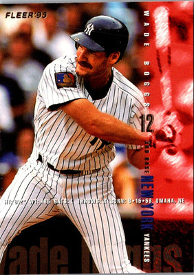 1996 Leaf Preferred Wade Boggs #67