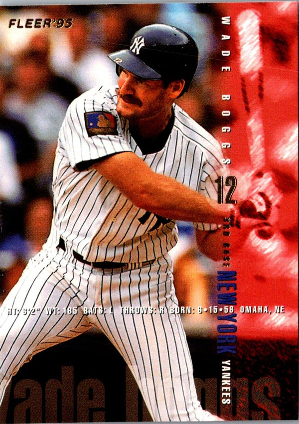 1996 Leaf Preferred Wade Boggs #67