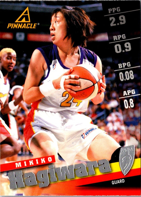 1998 Pinnacle WNBA Mikiko Hagiwara #55 Rookie