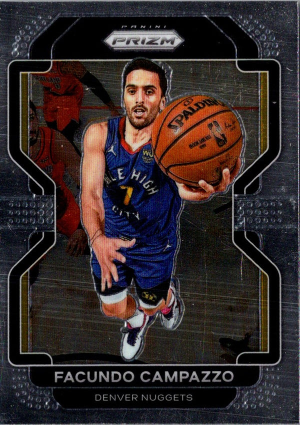 2021 Panini Prizm Blue Facundo Campazzo #54