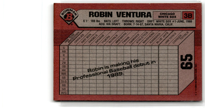 1989 Star Robin Ventura Robin Ventura