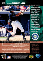 1997 Upper Deck Jose Cruz Jr. #547
