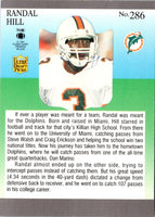 1991 Ultra Randal Hill #286 Rookie