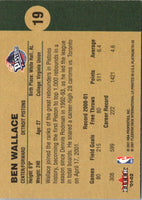 2001 Fleer Platinum Ben Wallace #19