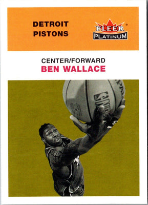 2001 Fleer Platinum Ben Wallace #19